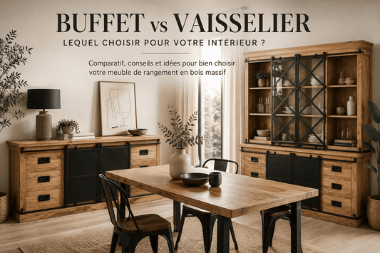 Buffet vs vaisselier : comprendre les différences