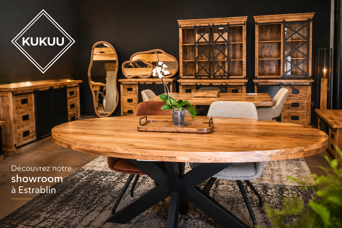 Découvrez notre showroom de meubles industriels près de Lyon