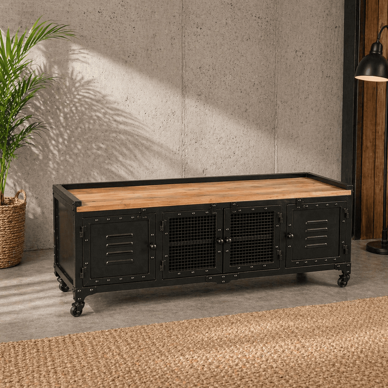 Meuble tv industriel BLAST KUKUU 140 CM