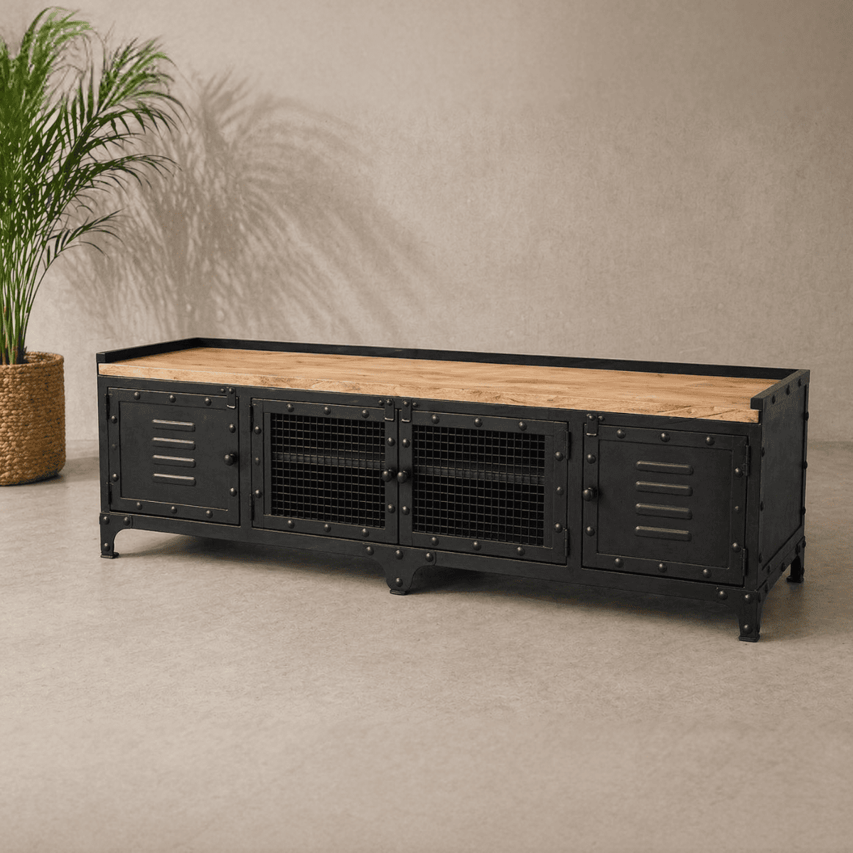Meuble tv industriel BLAST KUKUU 160 cm