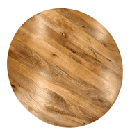 table à manger ronde industrielle 150 cm KUKUU - détail plateau