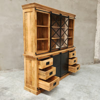 Vaisselier industriel 200 cm KUKUU - vue latérale