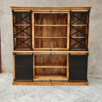 Vaisselier industriel 200 cm KUKUU - portes ouvertes