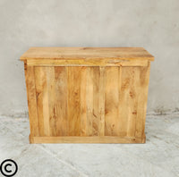 Buffet industriel 120 cm - manguier et métal - INDUS