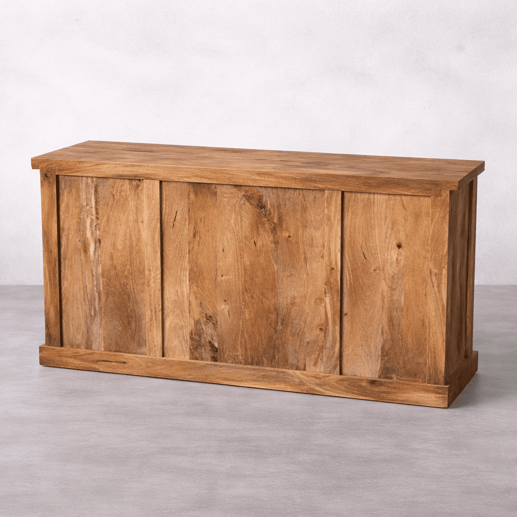 buffet industriel manguier dos meuble bois massif Kukuu