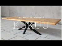 Table extensible industrielle pied mikado - 200 à 300 cm (Dispo fin octobre)