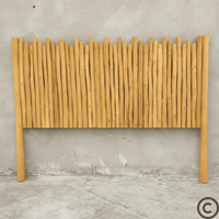 Tête de lit bambou massif 160 cm – structure naturelle et chaleureuse – KUKUU